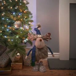 67cm Standing Christmas Reindeer Figure With Telescopic Legs -Twinkly Twinkly Store p039421 4