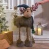 1.14m Standing Extendable Telescopic Leg Plush Reindeer Christmas Decoration -Twinkly Twinkly Store p039423 2