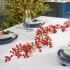 1.3m Red & Gold Berry Cluster Christmas Garland -Twinkly Twinkly Store p040668 5
