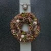 36cm Gold Leaf And Pinecone Christmas Wreath -Twinkly Twinkly Store p041589 6