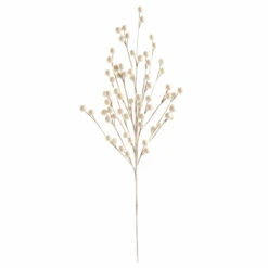 56cm White Berry Spray Christmas Tree Decoration, 4 Pack -Twinkly Twinkly Store p043605 1