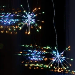 1.2m X 1.6m Outdoor Starburst Christmas Curtain Lights, Aurora LEDs 10 1.2m X 1.6m Outdoor Starburst Christmas Curtain Lights, Aurora LEDs -Twinkly Twinkly Store p043869 3