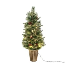 4ft Fibre Optic Berwick Pine Christmas Tree