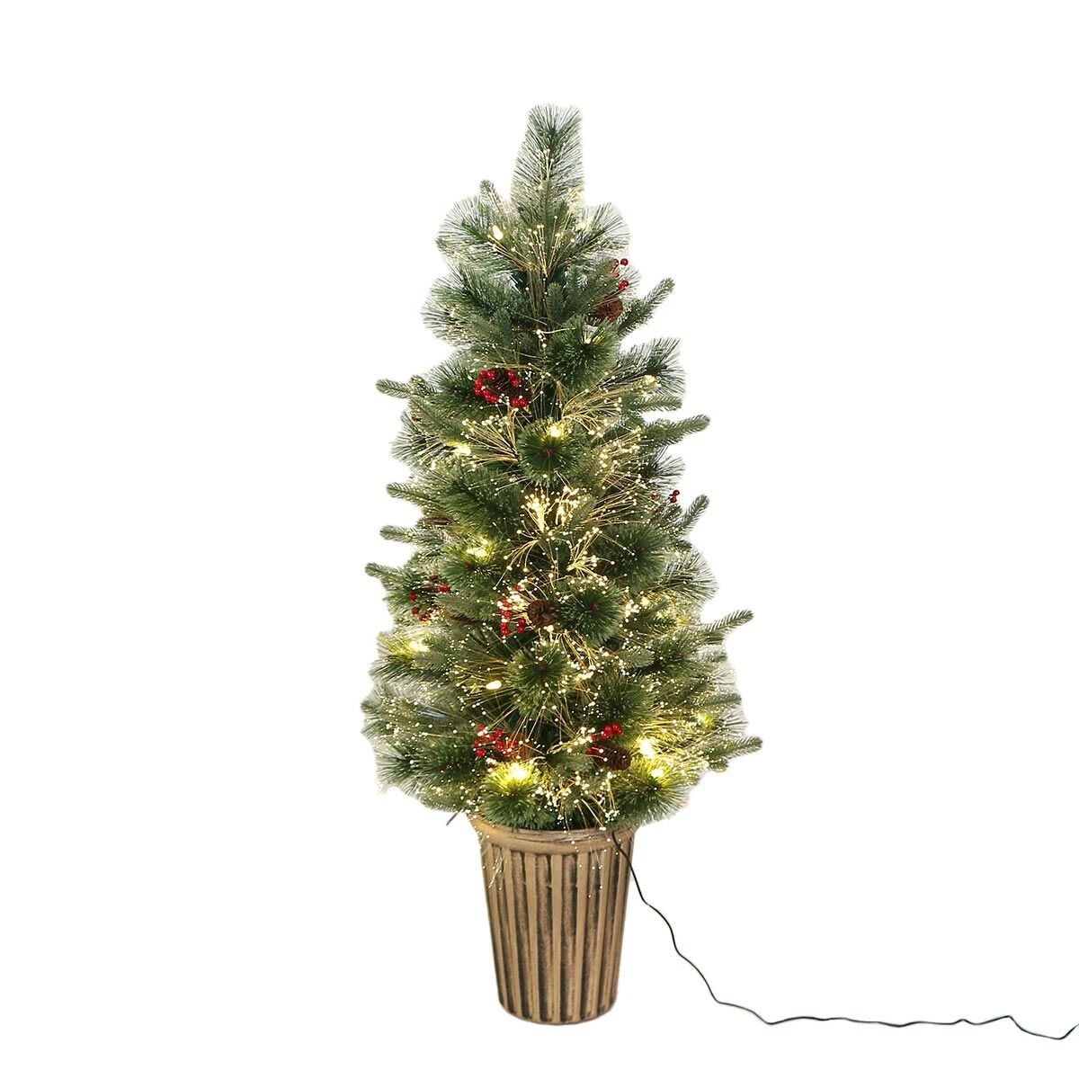 4ft Fibre Optic Berwick Pine Christmas Tree 3 4ft Fibre Optic Berwick Pine Christmas Tree