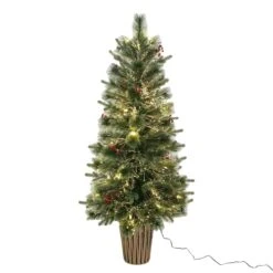 5ft Fibre Optic Berwick Pine Christmas Tree