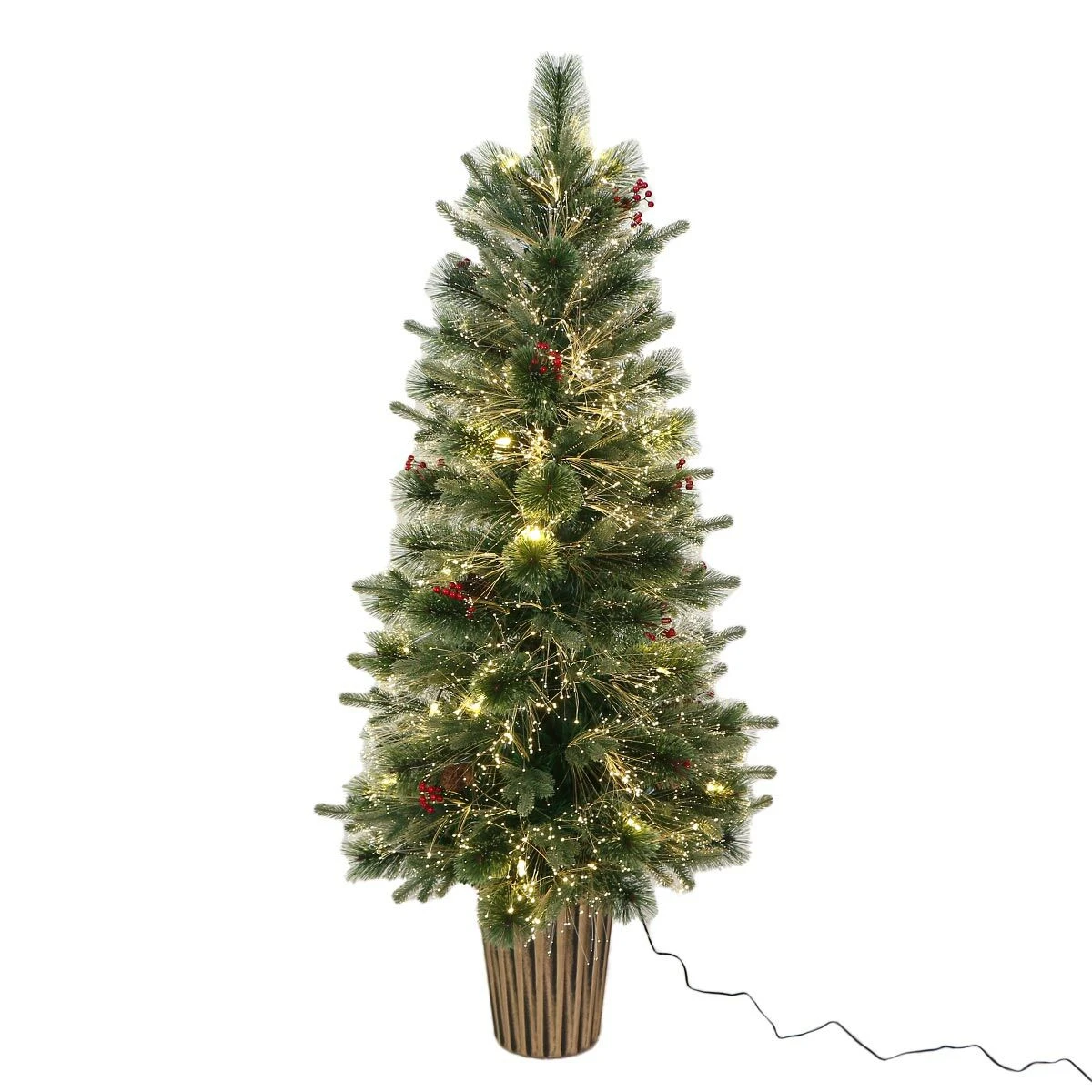 5ft Fibre Optic Berwick Pine Christmas Tree 3 5ft Fibre Optic Berwick Pine Christmas Tree