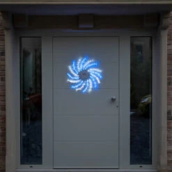 Outdoor Multi Function Christmas Spinner Silhouette, Blue And White LEDs 9 Outdoor Multi Function Christmas Spinner Silhouette, Blue And White LEDs -Twinkly Twinkly Store p045128 4