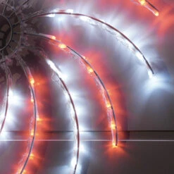 Outdoor Multi Function Christmas Spinner Silhouette, Red And White LEDs 9 Outdoor Multi Function Christmas Spinner Silhouette, Red And White LEDs -Twinkly Twinkly Store p045129 1 2