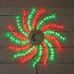 Outdoor Multi Function Christmas Spinner Silhouette, Red And Green LEDs -Twinkly Twinkly Store p045129 2 1