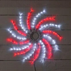 Outdoor Multi Function Christmas Spinner Silhouette, Red And White LEDs 10 Outdoor Multi Function Christmas Spinner Silhouette, Red And White LEDs -Twinkly Twinkly Store p045129 3