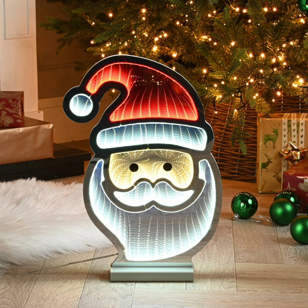 40cm Infinity Santa Face Christmas Figure 3 40cm Infinity Santa Face Christmas Figure