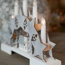 32cm Christmas Star Candle Bridge, Warm White LEDs -Twinkly Twinkly Store p047139 2