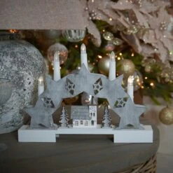 32cm Christmas Star Candle Bridge, Warm White LEDs -Twinkly Twinkly Store p047139 3