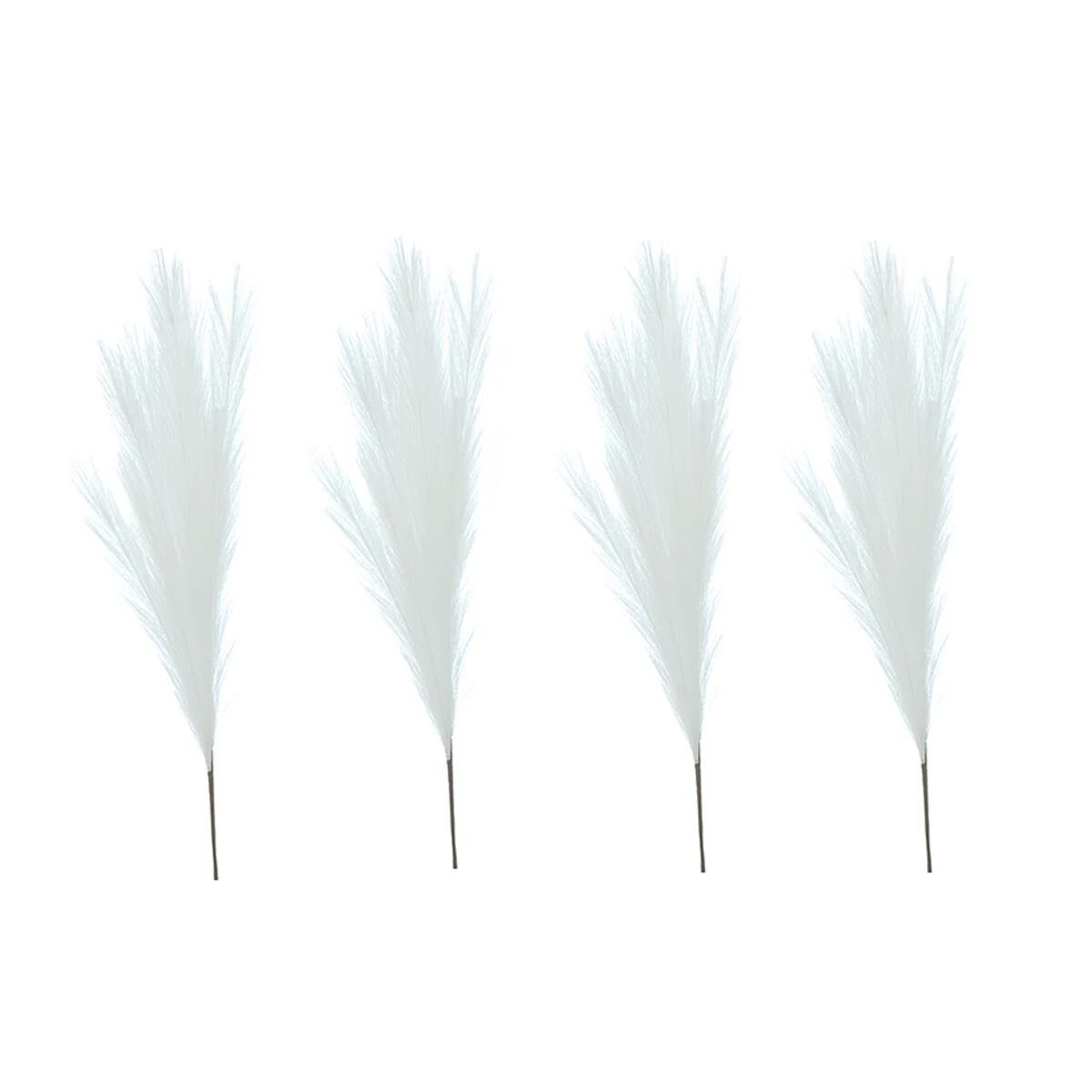 81cmWhite Faux Grass Stem Christmas Tree Decoration, 4 Pack 4 81cmWhite Faux Grass Stem Christmas Tree Decoration, 4 Pack - Image 2