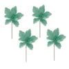 40cm Sage Green Magnolia Stem Christmas Tree Decoration, 4 Pack -Twinkly Twinkly Store p048752 1